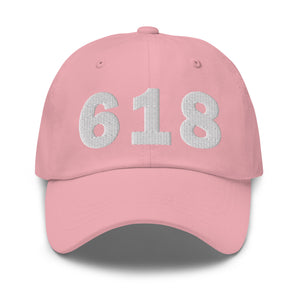 618 Area Code Dad Hat