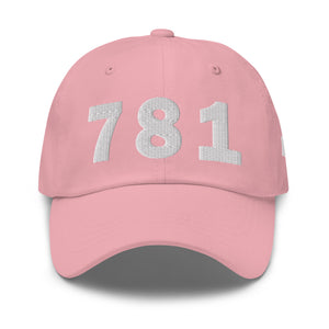 781 Area Code Dad Hat