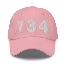 Load image into Gallery viewer, 734 Area Code Dad Hat