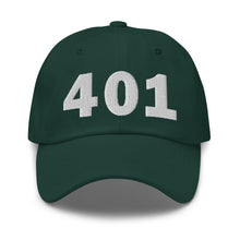 Load image into Gallery viewer, 401 Area Code Dad Hat