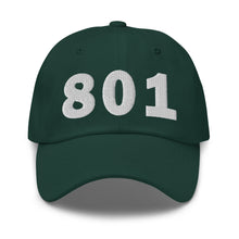 Load image into Gallery viewer, 801 Area Code Dad Hat