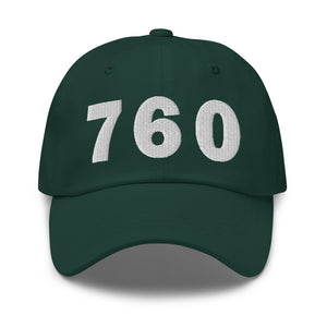 760 Area Code Dad Hat