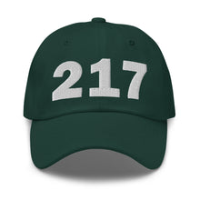 Load image into Gallery viewer, 217 Area Code Dad Hat