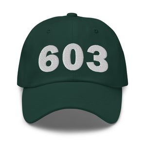 603 Area Code Dad Hat