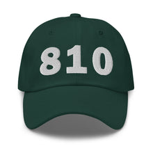 Load image into Gallery viewer, 810 Area Code Dad Hat