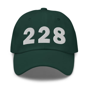 228 Area Code Dad Hat