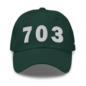 703 Area Code Dad Hat