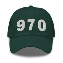 Load image into Gallery viewer, 970 Area Code Dad Hat