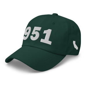 951 Area Code Dad Hat