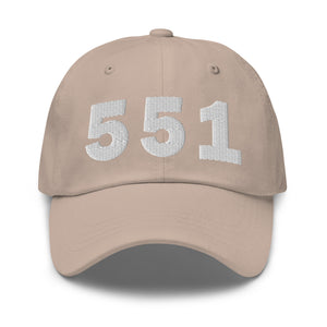 551 Area Code Dad Hat