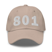 Load image into Gallery viewer, 801 Area Code Dad Hat