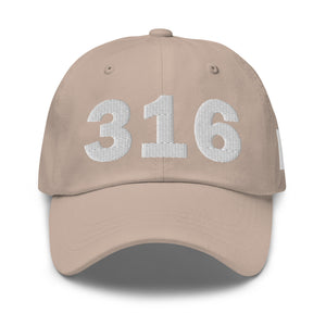 316 Area Code Dad Hat