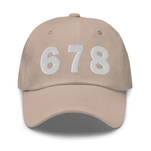 678 Area Code Dad Hat