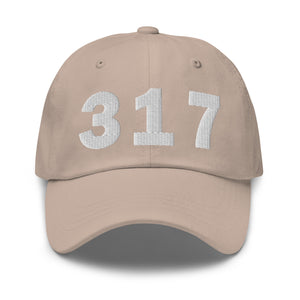 317 Area Code Dad Hat
