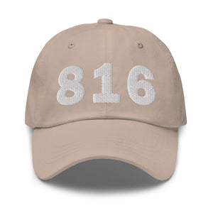 816 Area Code Dad Hat