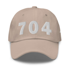 704 Area Code Dad Hat