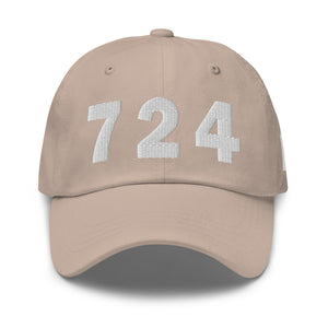 724 Area Code Dad Hat