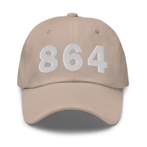 864 Area Code Dad Hat