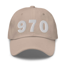 Load image into Gallery viewer, 970 Area Code Dad Hat