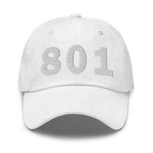 Load image into Gallery viewer, 801 Area Code Dad Hat