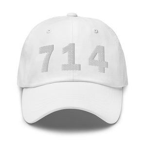 714 Area Code Dad Hat