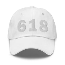 Load image into Gallery viewer, 618 Area Code Dad Hat