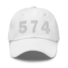 Load image into Gallery viewer, 574 Area Code Dad Hat