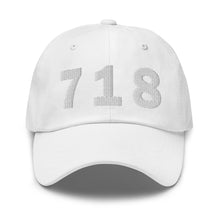 Load image into Gallery viewer, 718 Area Code Dad Hat