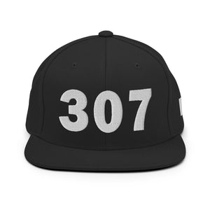 307 Area Code Snapback Hat