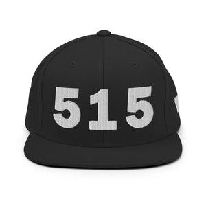 515 Area Code Snapback Hat