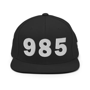 985 Area Code Snapback Hat