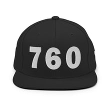 Load image into Gallery viewer, 760 Area Code Snapback Hat