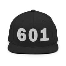 Load image into Gallery viewer, 601 Area Code Snapback Hat