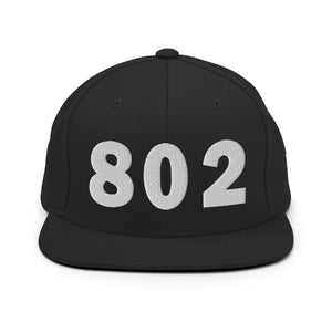 802 Area Code Snapback Hat