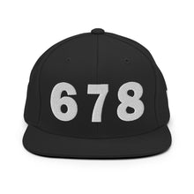 Load image into Gallery viewer, 678 Area Code Snapback Hat