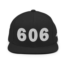 Load image into Gallery viewer, 606 Area Code Snapback Hat
