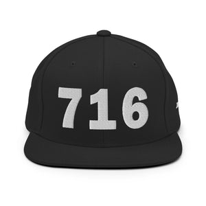 716 Area Code Snapback Hat