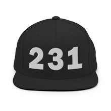 Load image into Gallery viewer, 231 Area Code Snapback Hat