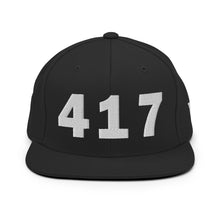 Load image into Gallery viewer, 417 Area Code Snapback Hat