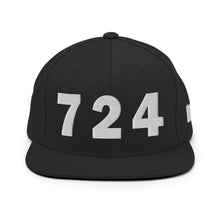 Load image into Gallery viewer, 724 Area Code Snapback Hat