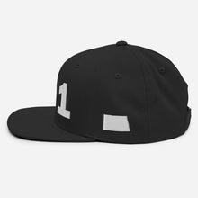 Load image into Gallery viewer, 701 Area Code Snapback Hat