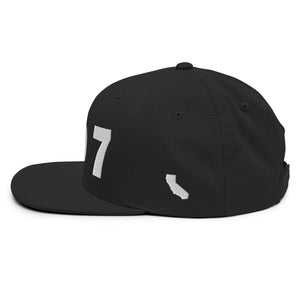 707 Area Code Snapback Hat