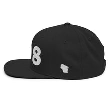 Load image into Gallery viewer, 608 Area Code Snapback Hat