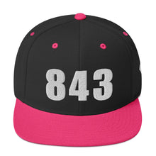 Load image into Gallery viewer, 843 Area Code Snapback Hat