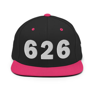 626 Area Code Snapback Hat