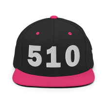 Load image into Gallery viewer, 510 Area Code Snapback Hat