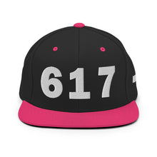 Load image into Gallery viewer, 617 Area Code Snapback Hat