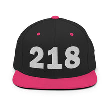 Load image into Gallery viewer, 218 Area Code Snapback Hat