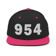 Load image into Gallery viewer, 954 Area Code Snapback Hat