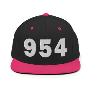 954 Area Code Snapback Hat